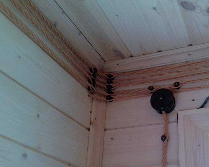 Ретро проводка в деревянном доме: особенности монтажа
