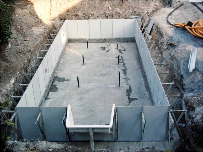 Все о том, как правильно построить бетонный бассейн на даче своими руками