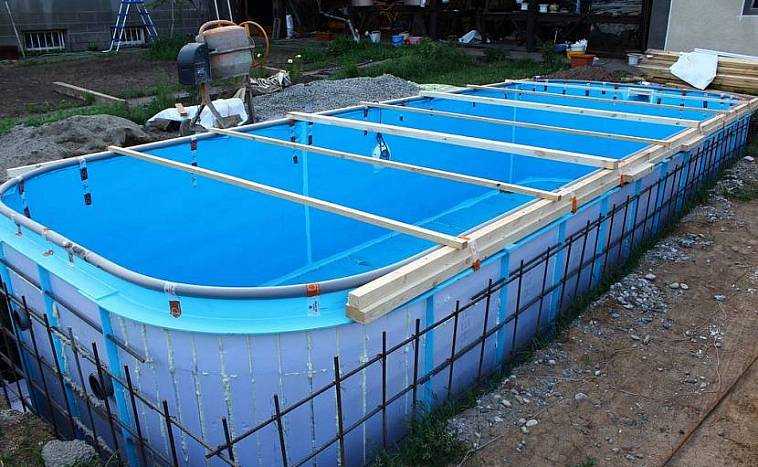Строительство бассейнов из полипропилена своими руками: монтаж и отделка
