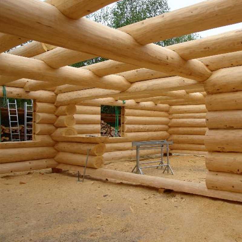 Строительство домов из оцилиндрованного бревна – нестареющая классика среди современных строительных материалов