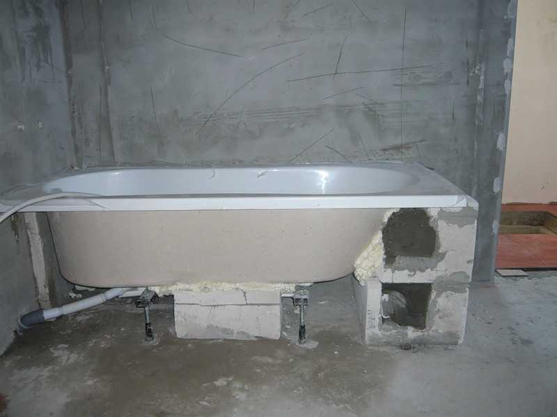 Установка ванны своими руками - 110 фото и инструкция для установки