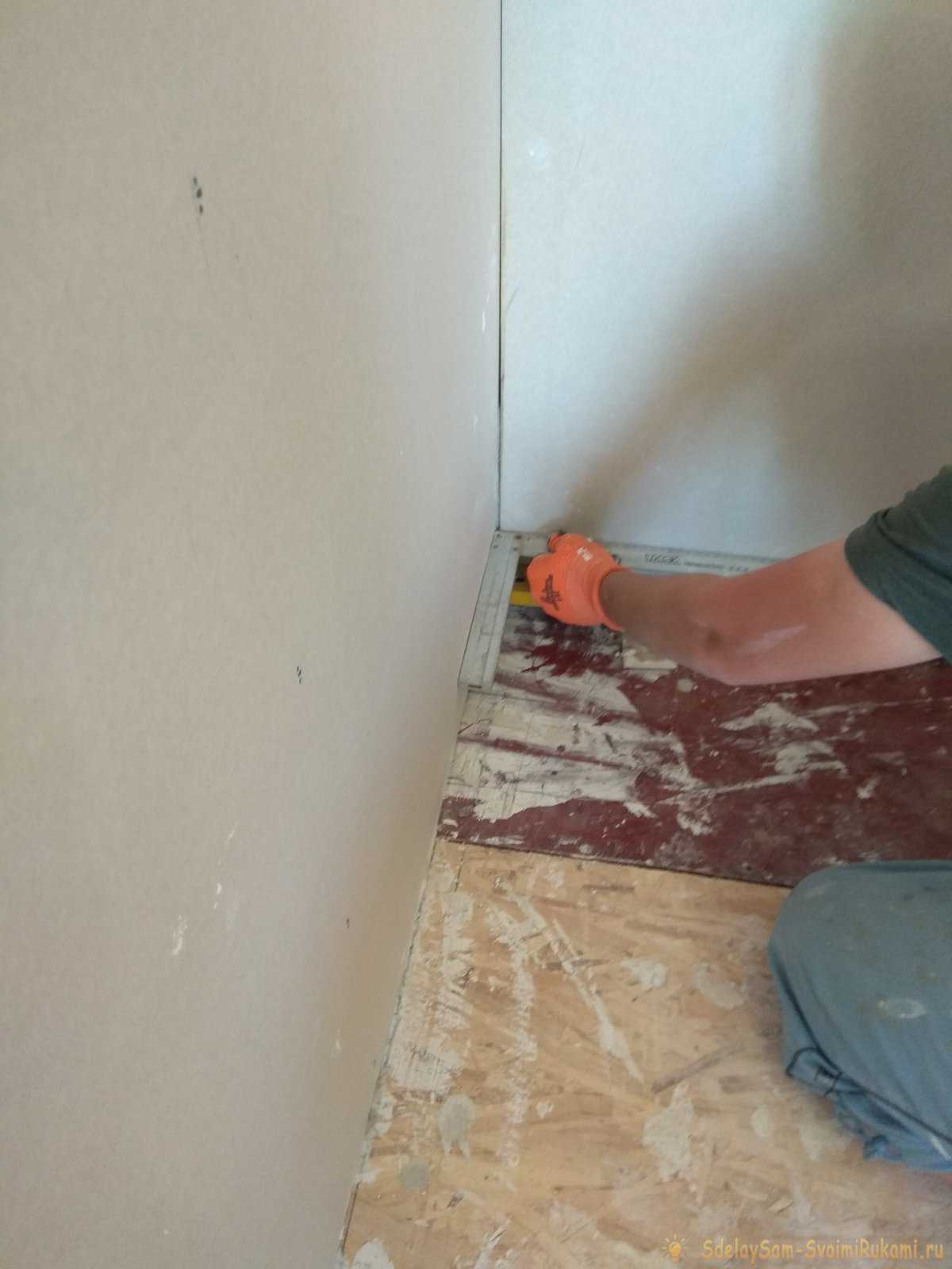 Работа с гипсокартоном своими руками: стены и потолок (видео)