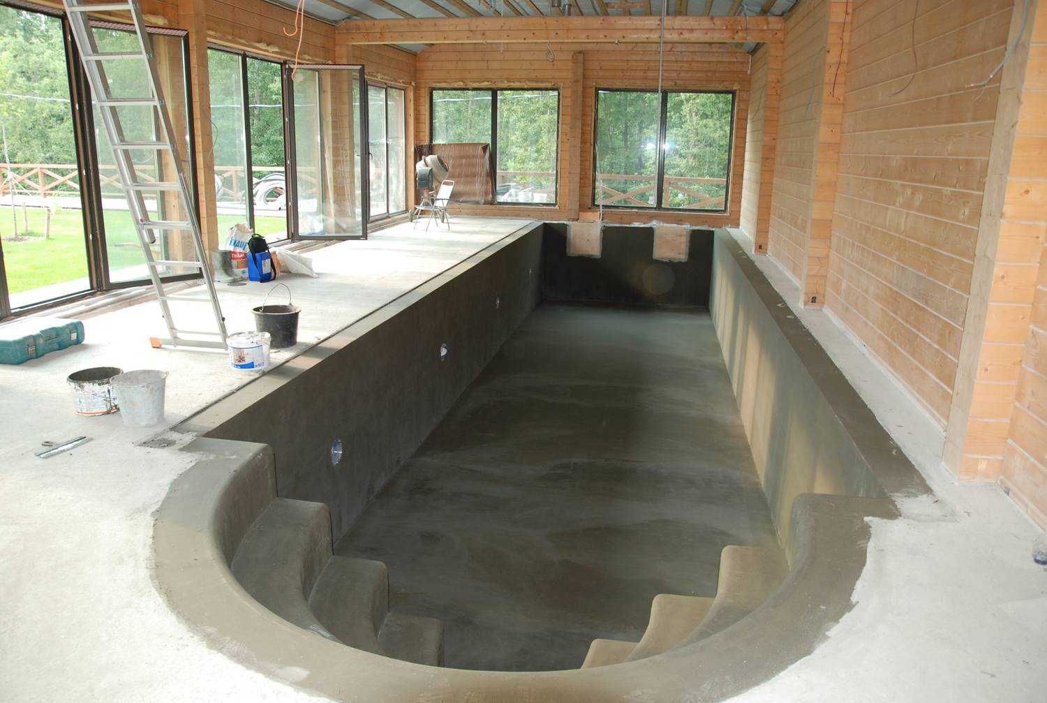 Бассейн из бетона своими руками (47 фото): строительство бассейна из бетонного кольца. выбор марки бетона и пошаговая инструкция изготовления