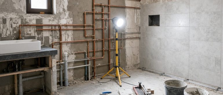 Ремонт ванной комнаты и туалета под ключ в Москве