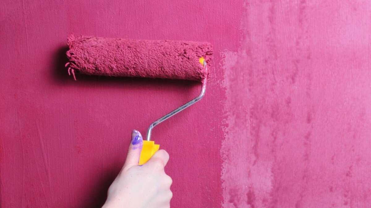Поэтапные работы покраски стен