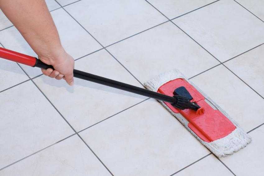 Как отмыть плитку на полу, чем почистить глянцевую и матовую