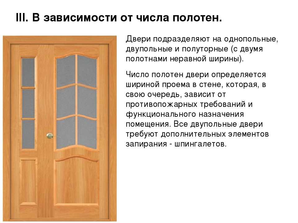 Виды межкомнатных дверей. классификация дверей. где купить