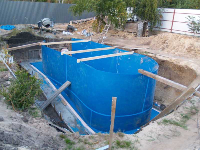 Бассейн из полипропилена своими руками - инструкция по выполнению основных работ