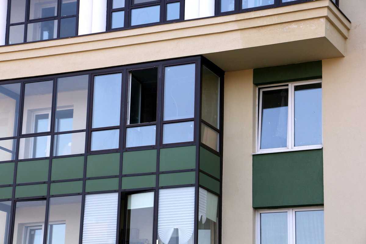 Стоечно-ригельная система фасадного остекления с вент фасадом