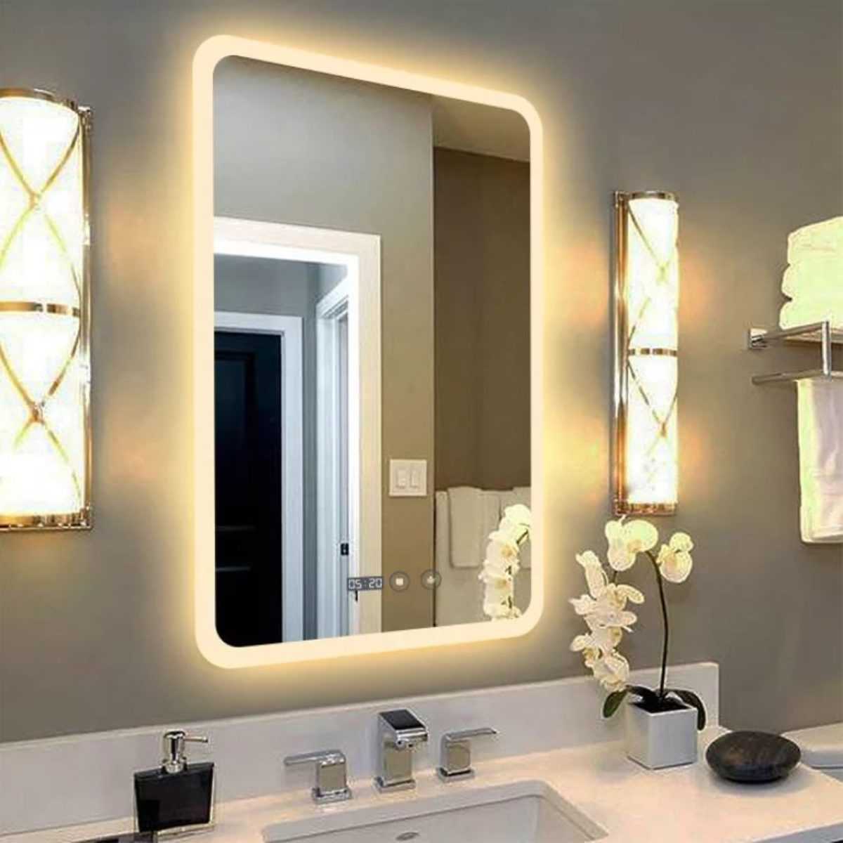 Как украсить и преобразить зеркало в ванной своими руками