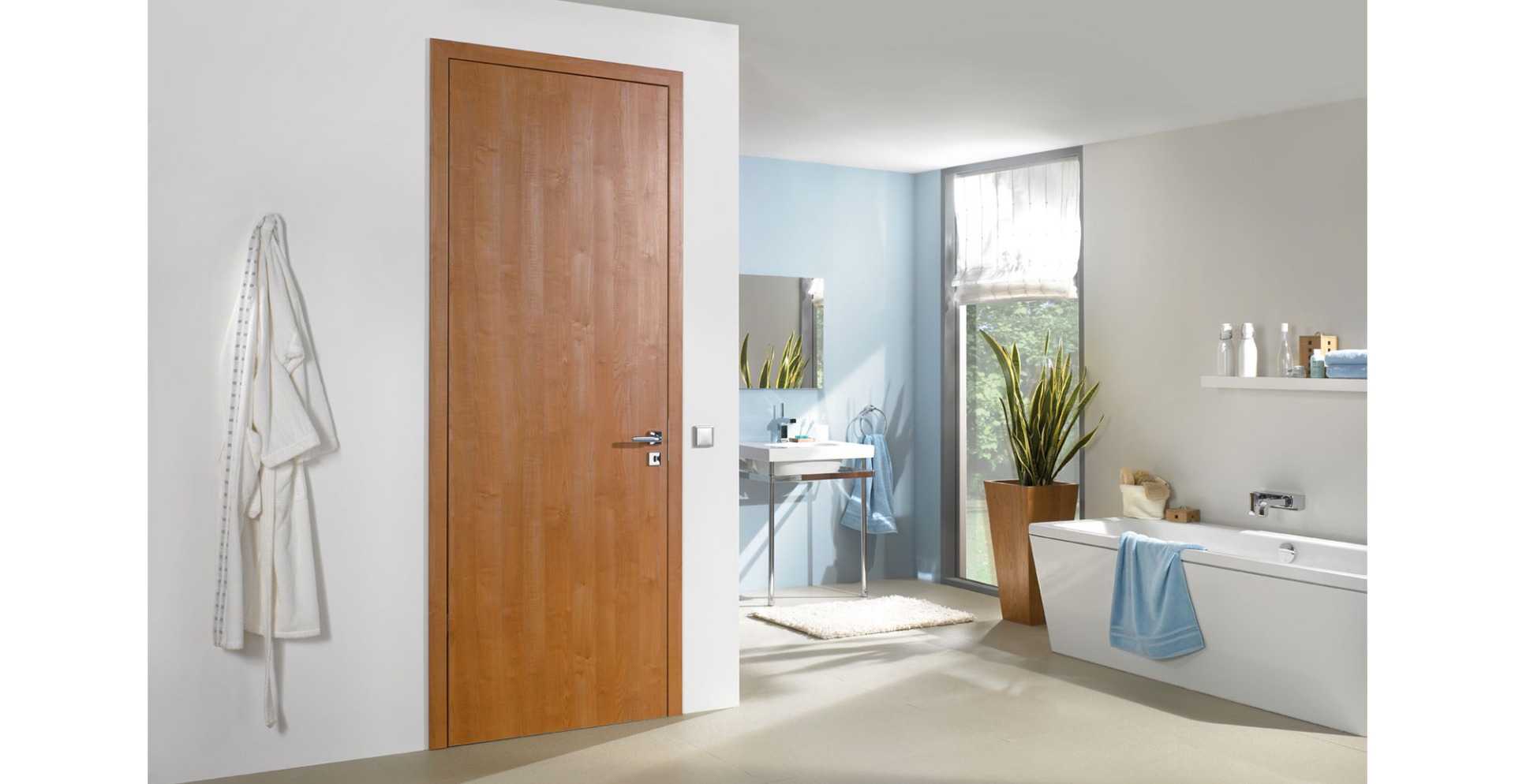 Двери в ванную комнату: влагостойкие межкомнатные дверные блоки для помещений с большой влажностью