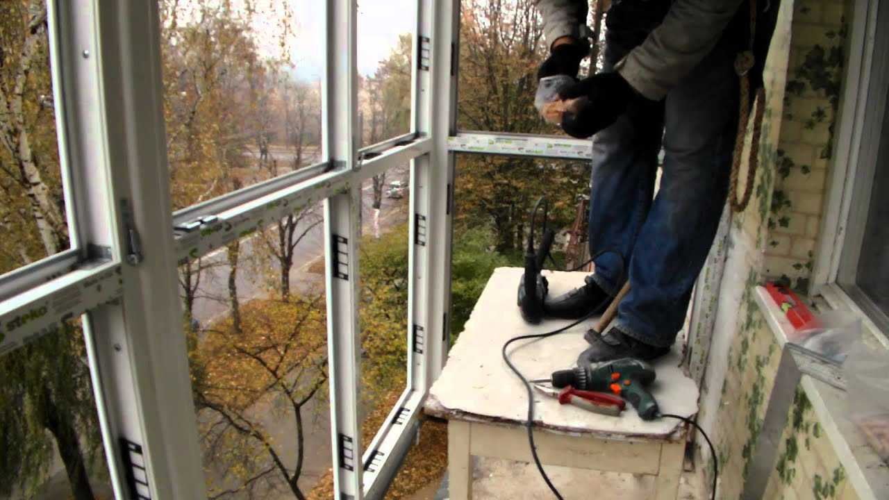 Монтаж окон на балконе своими руками: выбираем и монтируем пвх окна