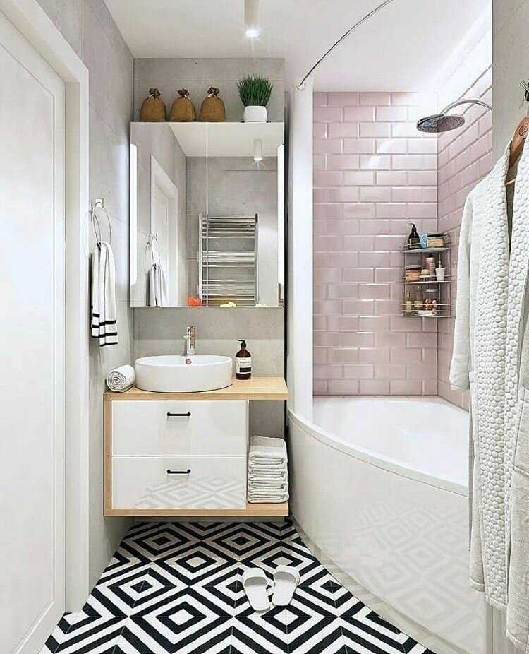 Маленькая ванная комната - 50 идей