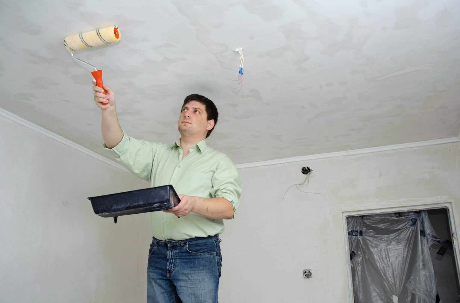 Краска для потолка: какая лучше - обзор разных составов и советы по выбору