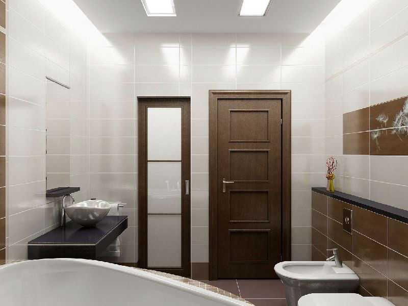 Дверь для ванной комнаты (66 фото): влагостойкие металлопластиковые и с порогом и без наличников двери. какую лучше поставить межкомнатную дверь?