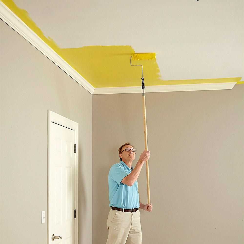 Краска для потолка в квартире: какая лучше? 49 фото водоэмульсионная потолочная фактурная краска для интерьера, как выбрать для кухни