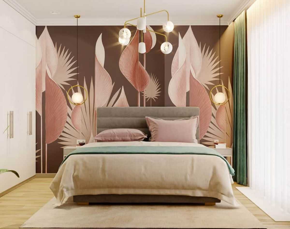 Как красиво оформить стены в спальне над кроватью – варианты оформления