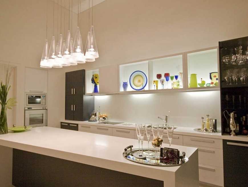 Какие бывают виды подсветки для кухонных шкафов