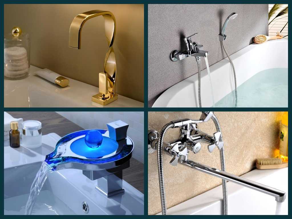 Выбираем смеситель для ванной: разновидности смесителей для ванной и их особенности