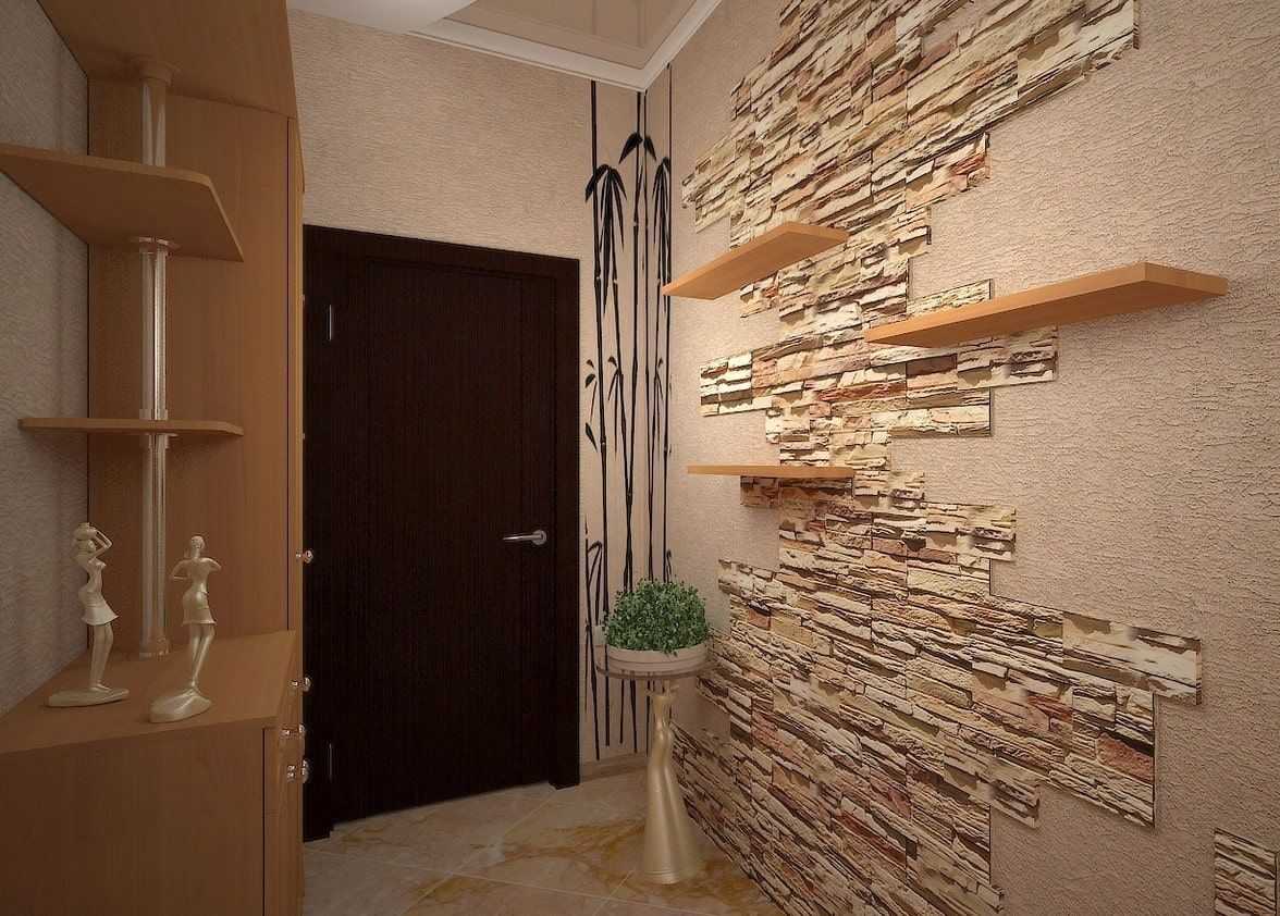 Отделка стен декоративным камнем своими руками, в квартире, фото видео