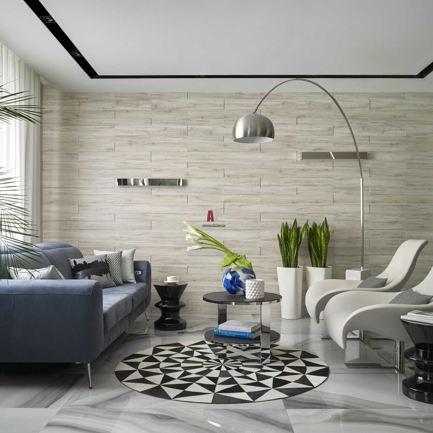 Плитка на полу в гостиной: особенности современного напольного покрытия (40 фото)