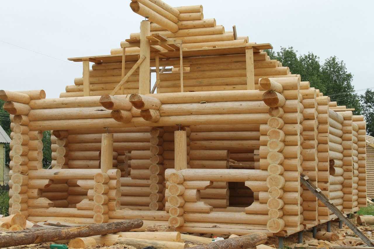 Как правильно построить дом из оцилиндрованного бревна, дом из сруба, технология строительства