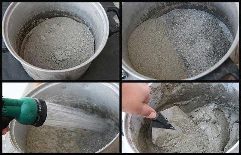 Соотношение песка и цемента для разных растворов