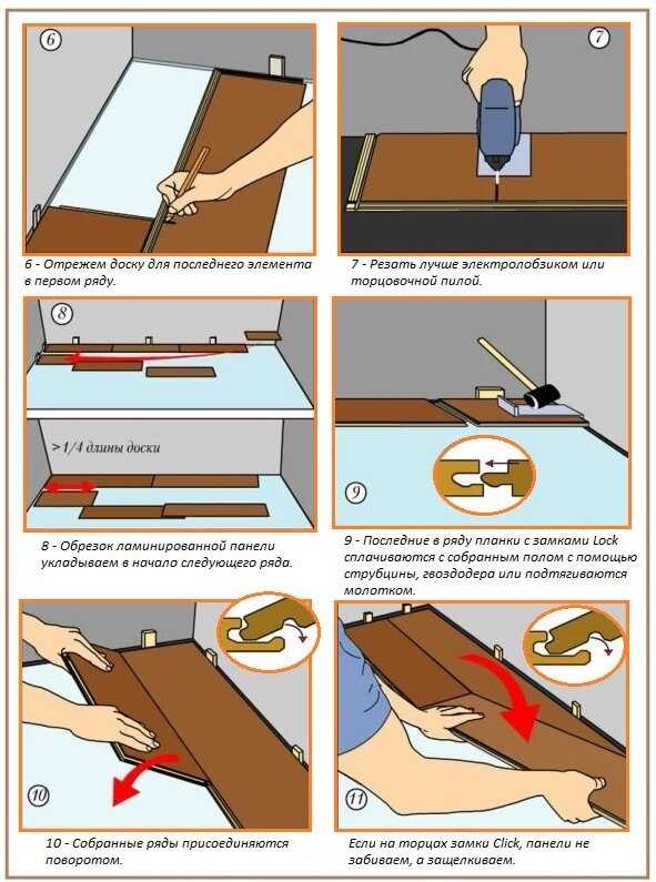 Укладка ламината – как класть ламинат правильно, пошаговая инструкция своими руками