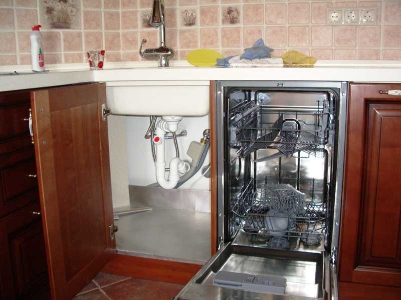 Самостоятельная установка и подключение посудомоечной машины