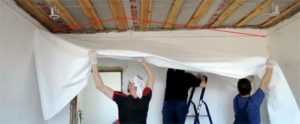 Тканевые натяжные потолки: тонкости оформления интерьера