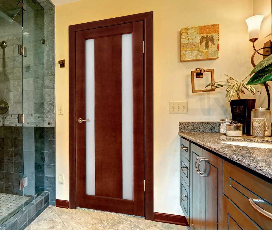 Двери в ванную комнату: влагостойкие межкомнатные дверные блоки для помещений с большой влажностью