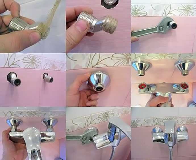 Как поменять кран в ванной своими руками
