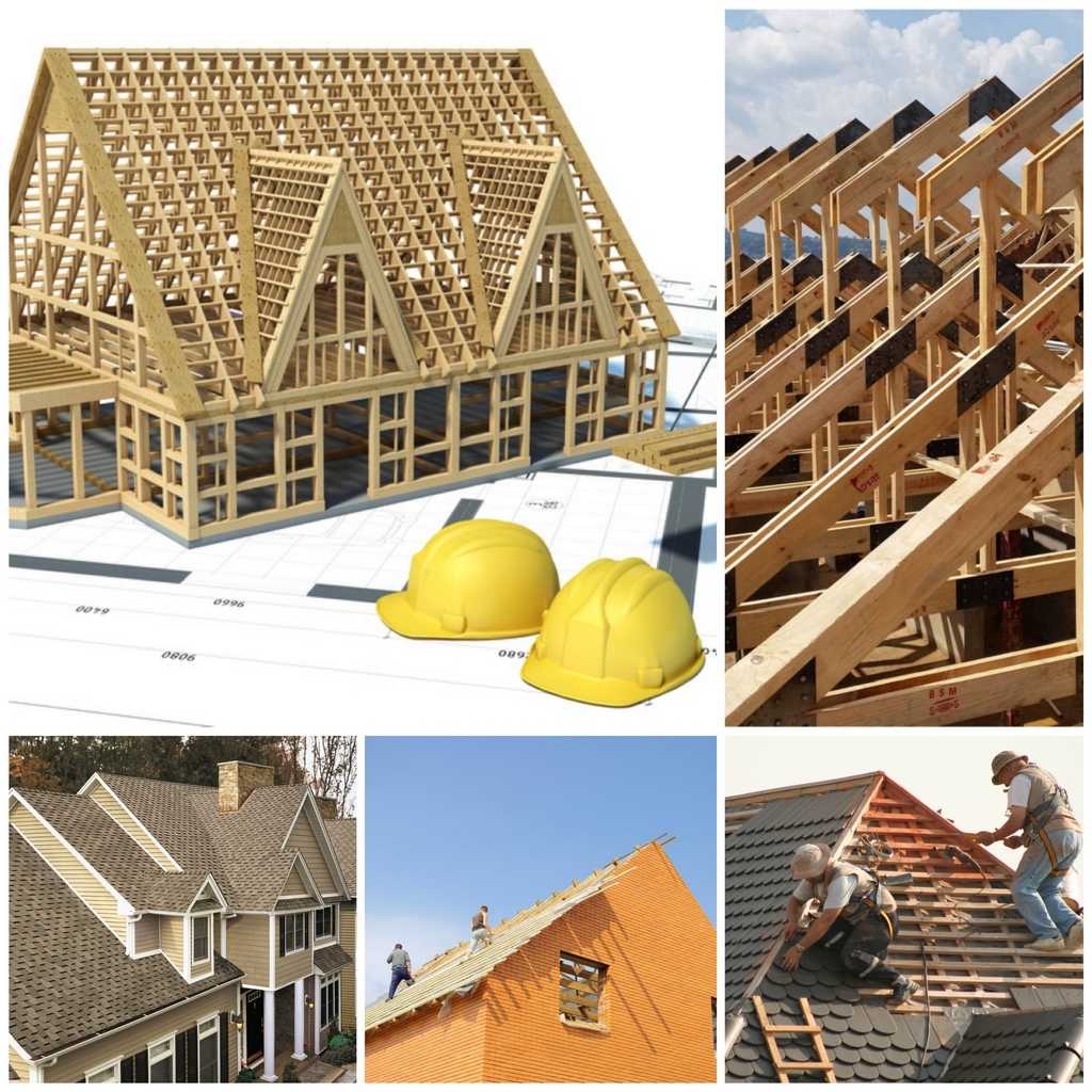 Строительство крыши частного дома: устройство, проектирование и монтаж, фото