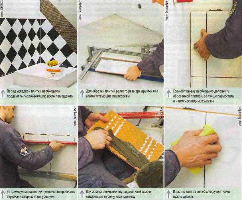 Укладка плитки на стены: пошаговая инструкция правильной облицовки стен керамической плиткой