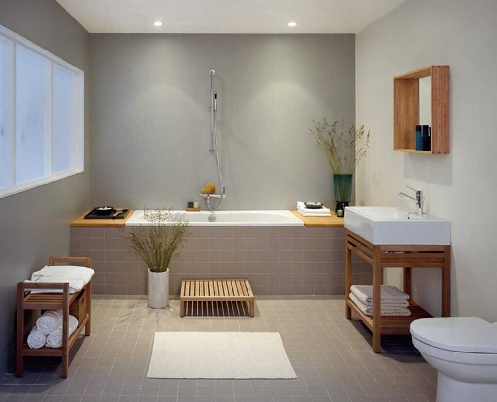 Раскладка плитки в ванной - варианты сочетаний и дизайнерские фишки