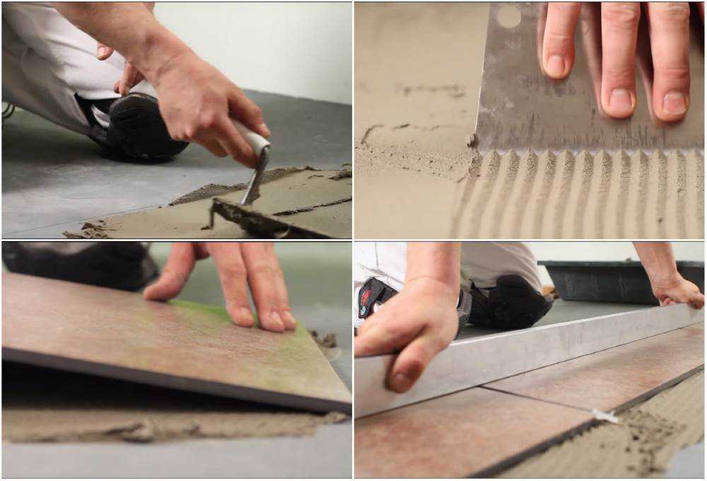 Укладка на пол плитки (96 фото): как положить напольное покрытие, как правильно класть изделия своими руками
