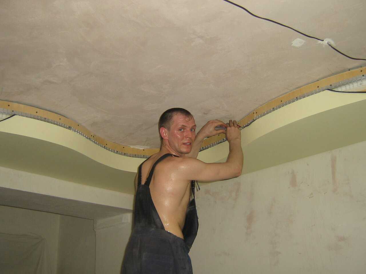 Ремонт потолка в квартире своими руками