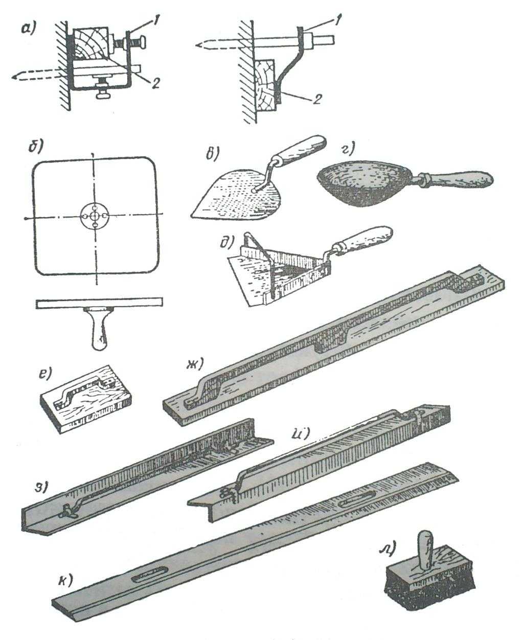 Правила для штукатурки: инструмент для штукатурных работ стен, h-образное зубчатое правило своими руками
