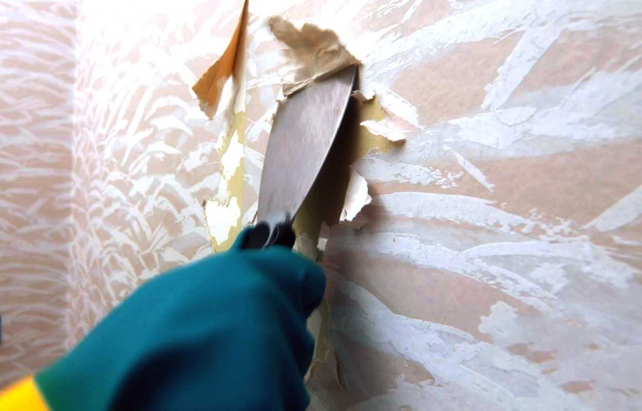 Как быстро убрать старые обои со стен в домашних условиях виниловые