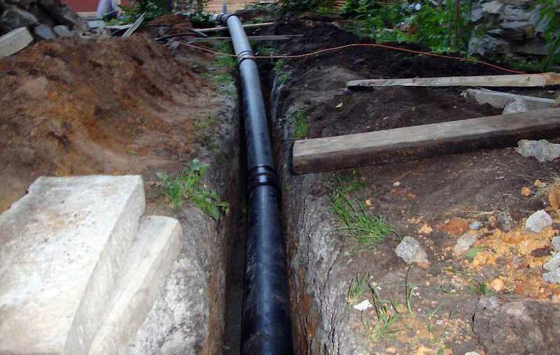 Какие трубы используются для напорной канализации
