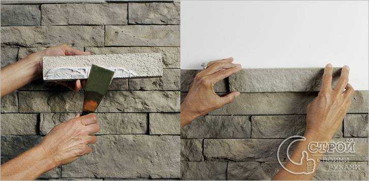 Облицовка фасада искусственным камнем своими руками - пошаговая технология!