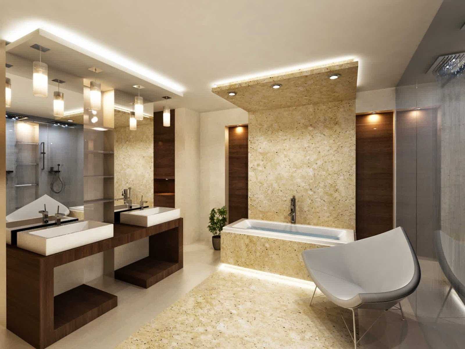 Правильное освещение в ванной комнате (+5 фото с примерами)
