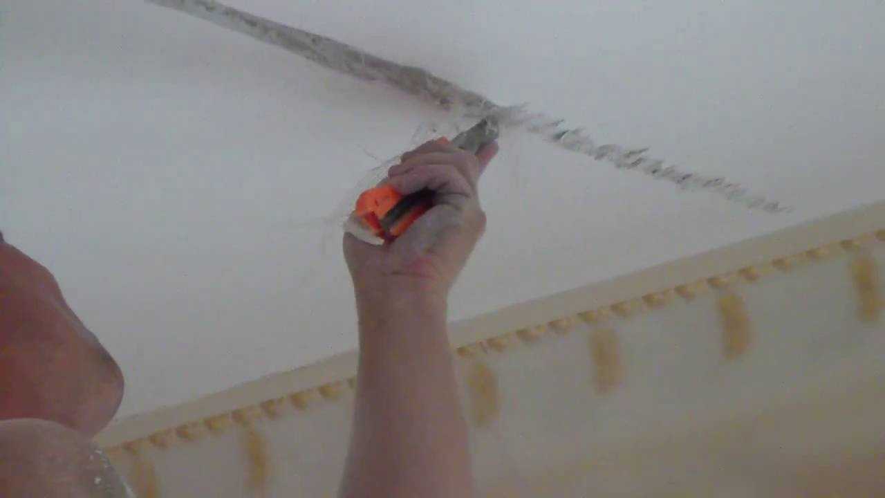 Трещины на потолке: поиск причины, полноценный ремонт и профилактические работы (105 фото)