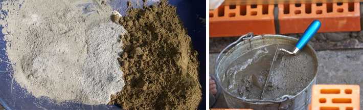 Готовим цементно-песчаный раствор - рецептура, пропорции и технология приготовления