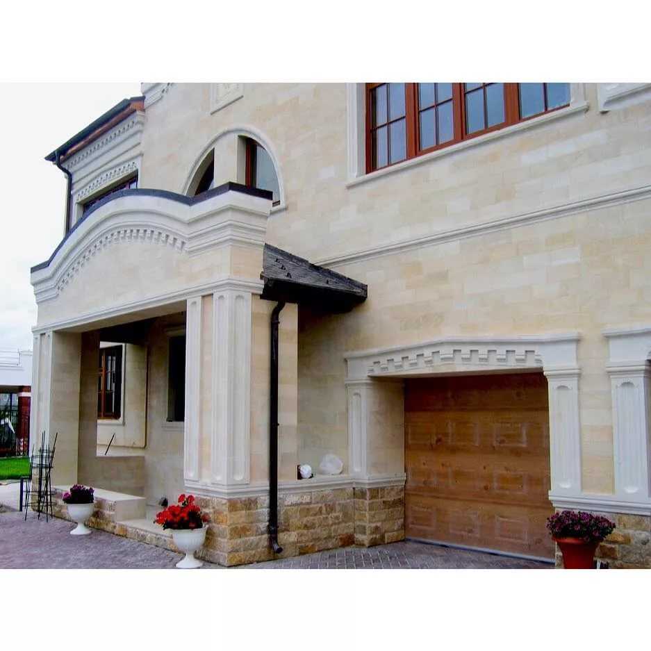 Отделка дома фасадным камнем, облицовка фасада загородного дома, этапы монтажа, цены в москве